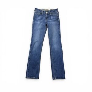 Ariat R.E.A.L.  Jeans Womens 29 Blue Denim Med Wash Straight Leg Western Cowboy